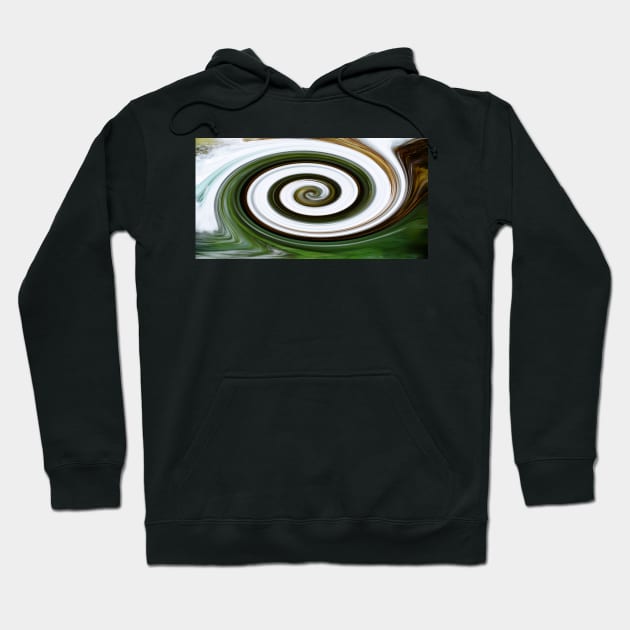 Nature's Illusions- Emerald Whirlpool Hoodie by Whisperingpeaks